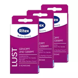 RITEX Conjunto de preservativos Lust, 24 unidades