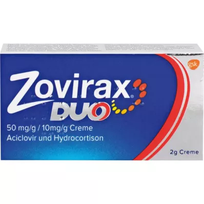 ZOVIRAX Duo 50 mg/g / 10 mg/g creme, 2 g