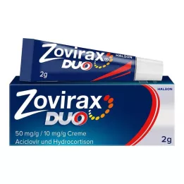 ZOVIRAX Duo 50 mg/g / 10 mg/g creme, 2 g