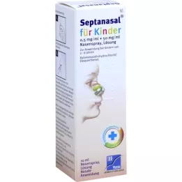 SEPTANASAL para crianças 0,5 mg/ml + 50 mg/ml spray nasal, 10 ml