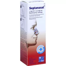 SEPTANASAL 1 mg/ml + 50 mg/ml spray nasal, 10 ml