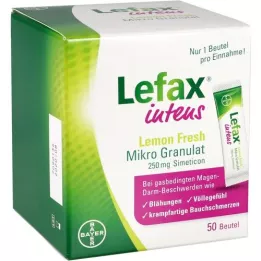 LEFAX intens Lemon Fresh Micro Granules 250 mg Sim, 50 unid