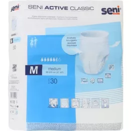 SENI Cuecas para incontinência Active Classic descartáveis M, 30 unidades
