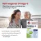 DOPPELHERZ Cápsulas de sistema de ervas Omega-3, 60 Cápsulas