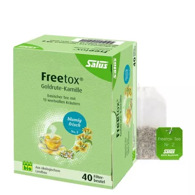 FREETOX Chá Goldenrod-Camomile Organic Salus Saco de Filtro, 40 pcs