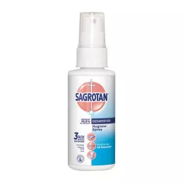 SAGROTAN Spray desinfetante com bomba para higiene, 100 ml