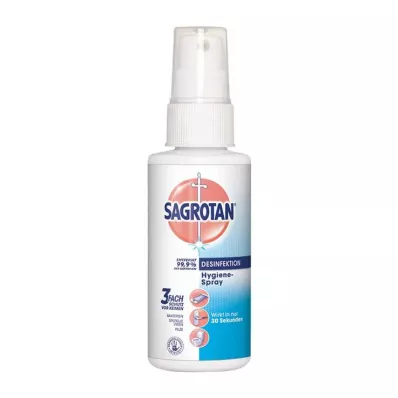 SAGROTAN Spray desinfetante com bomba para higiene, 100 ml