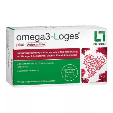 OMEGA3-Loges plus capsules, 120 Cápsulas