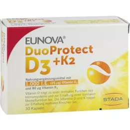EUNOVA DuoProtect D3+K2 1000 U.I./80 μg cápsulas, 30 unid