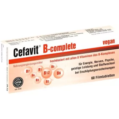 CEFAVIT B-complete comprimidos revestidos por película, 60 unidades