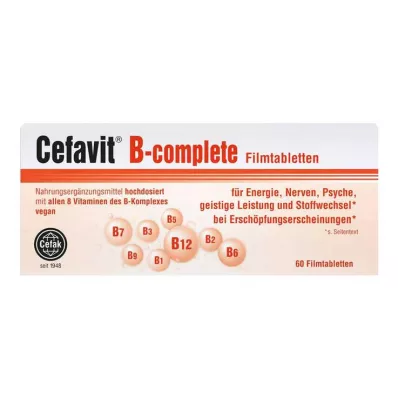 CEFAVIT B-complete comprimidos revestidos por película, 60 unidades CEFAVIT B-complete comprimidos revestidos por película, 60 unidades