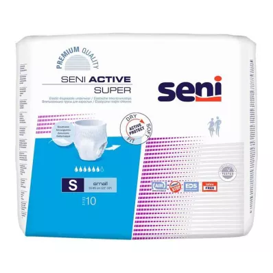 SENI Cuecas para incontinência Active Super descartáveis S, 10 unidades SENI Cuecas para incontinência Active Super descartáveis S, 10 unidades