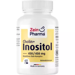 CHOLIN-INOSITOL 450/450 mg por cápsulas vegetais, 60 unid