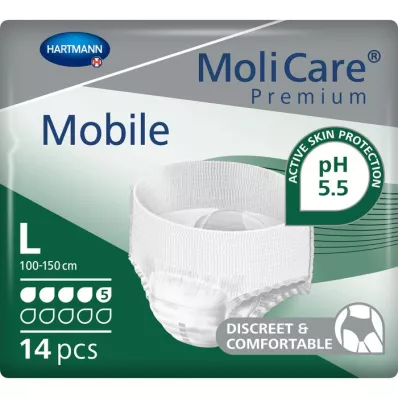 MOLICARE Gotas Premium Mobile 5 tamanho L, 14 unidades