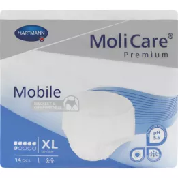 MOLICARE Gotas Premium Mobile 6 tamanho XL, 14 unidades