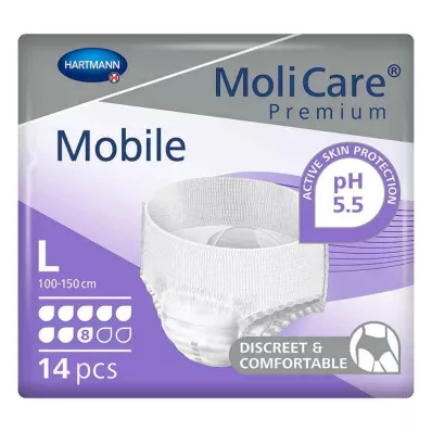 MOLICARE Gotas Premium Mobile 8 tamanho L, 14 unidades