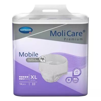 MOLICARE Gotas Premium Mobile 8 tamanho XL, 14 unidades MOLICARE Gotas Premium Mobile 8 tamanho XL, 14 unidades