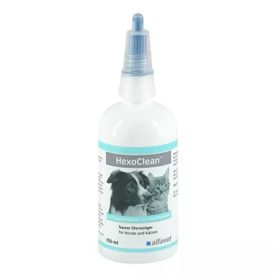 HEXOCLEAN Acid ear cleaner para cães e gatos, 150 ml HEXOCLEAN Acid ear cleaner para cães e gatos, 150 ml