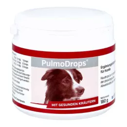 PULMODROPS Suplemento alimentar em gotas para mastigar para cães, 180 g