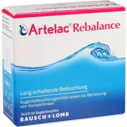 ARTELAC Colírio Rebalance, 3X10 ml