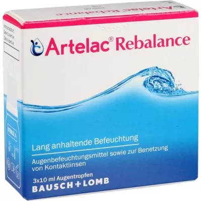 ARTELAC Colírio Rebalance, 3X10 ml