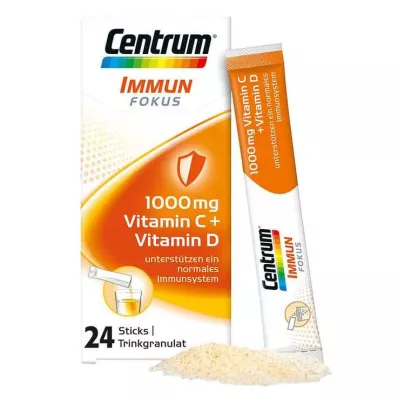 CENTRUM Focus Immune 1000 mg Vitamin C+D Sticks, 24 unid CENTRUM Focus Immune 1000 mg Vitamin C+D Sticks, 24 unid