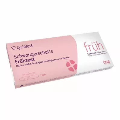 CYCLOTEST Teste de gravidez precoce 10 mlU/ml urina, 1 pc