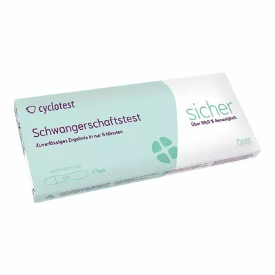 CYCLOTEST Teste de gravidez 25 mlU/ml urina, 1 pc CYCLOTEST Teste de gravidez 25 mlU/ml urina, 1 pc