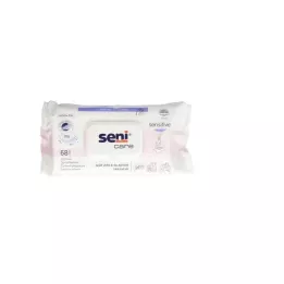 SENI Toalhetes húmidos care sensitive, 68 unidades