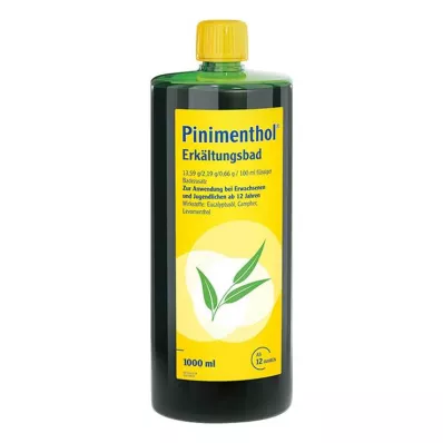 PINIMENTHOL Banho frio de 12 anos, 1000 ml