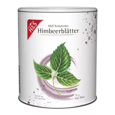 H&S Chá a granel de folhas de framboesa, 70 g H&S Chá a granel de folhas de framboesa, 70 g