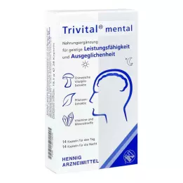 TRIVITAL Cápsulas mentais, 28 unidades