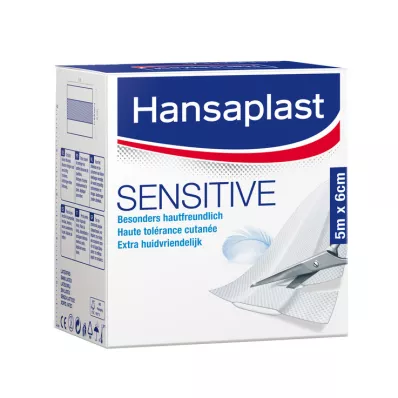 HANSAPLAST Emplastros sensíveis 6 cmx5 m rolo, 1 pc