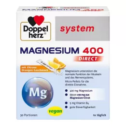 DOPPELHERZ Magnésio 400 DIRECT sistema Pellets, 30 pcs