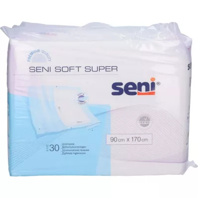 SENI Almofada de proteção de cama Soft Super 90x170 cm, 30 unidades