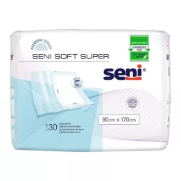 SENI Almofada de proteção de cama Soft Super 90x170 cm, 30 unidades