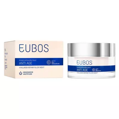 EUBOS ANTI-AGE Creme de Noite Hyaluron Repair Filler, 50 ml