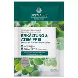 DERMASEL Sais de banho do Mar Morto para constipações & Sem hálito, 80 g