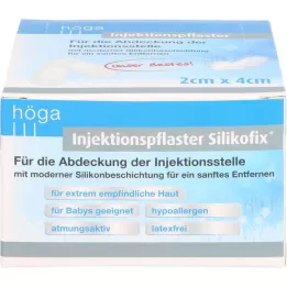 INJEKTIONSPFLASTER Silikofix 2x4 cm Höga, 100 pcs