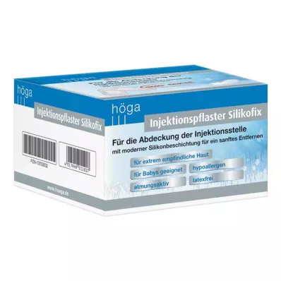 INJEKTIONSPFLASTER Silikofix 2x4 cm Höga, 100 pcs