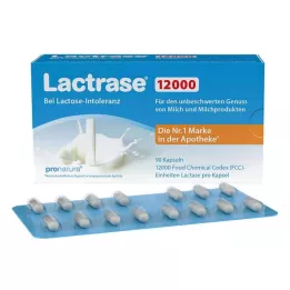 LACTRASE 12.000 FCC Cápsulas, 90 unid