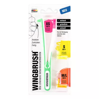 WINGBRUSH Suporte do conjunto de arranque com 3 escovas, 1 unidade WINGBRUSH Suporte do conjunto de arranque com 3 escovas, 1 unidade