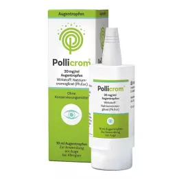 POLLICROM 20 mg/ml colírio, 10 ml