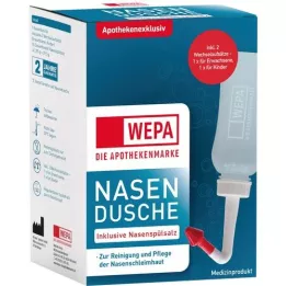 WEPA Duche nasal com 10x2,95 g de sal para lavagem nasal, 1 P