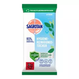 SAGROTAN Toalhetes de limpeza higiénicos, 60 unidades