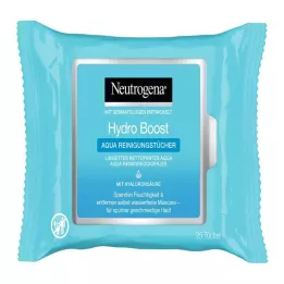 NEUTROGENA Toalhetes de limpeza Hydro Boost Aqua, 25 unidades
