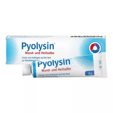 Pomada cicatrizante e de feridas Pyolysin®, 6 g Pomada cicatrizante e de feridas Pyolysin®, 6 g