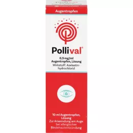 POLLIVAL Solução oftálmica de 0,5 mg/ml, 10 ml