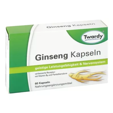Cápsulas de Ginseng, 60 unidades