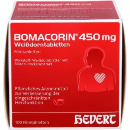 BOMACORIN 450 mg comprimidos de espinheiro, 100 unid